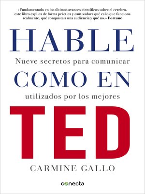 cover image of Hable como en TED